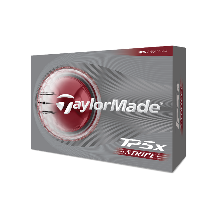 TaylorMade TP5x Stripe Golf Balls - 4 For 3
