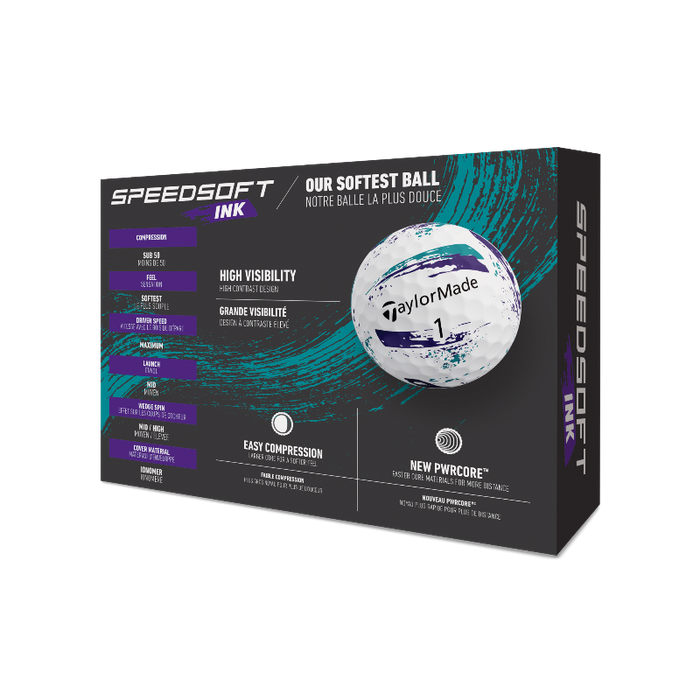 TaylorMade SpeedSoft Ink Golf Balls