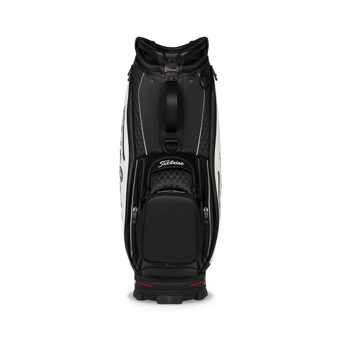 Titleist Tour Golf Bag - Black and White Back View 