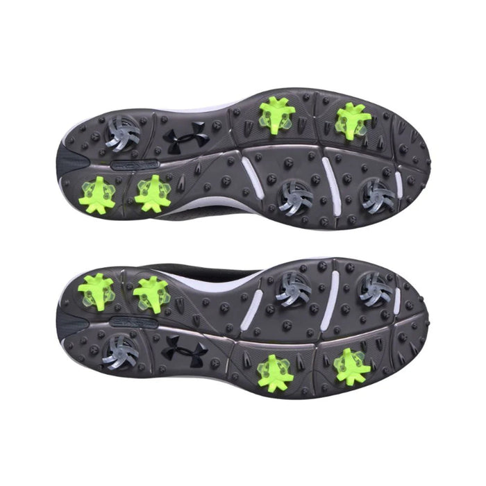 Under Armour Drive Fade Golf Shoes - Black / Metallic Silver