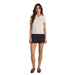 Malbon Anna Ladies Golf Polo Shirt - Ivory 
