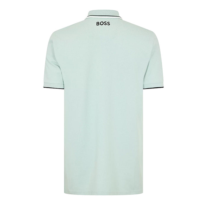 BOSS Paddy Pro Golf Polo - Turquoise Back View