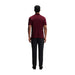 BOSS Philix GOC Golf Polo - Dark Red Back View 