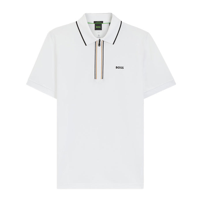 BOSS Philix GOC Golf Polo - White