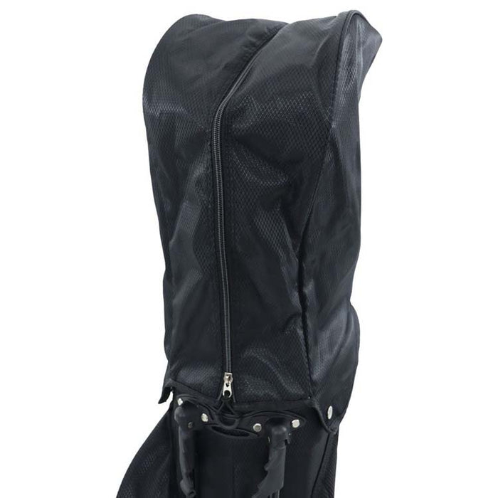 Ben Sayers DLX Golf Stand Bag - Black Hood View 