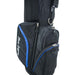 Ben Sayers DLX Golf Stand Bag - Blue Pocket View 