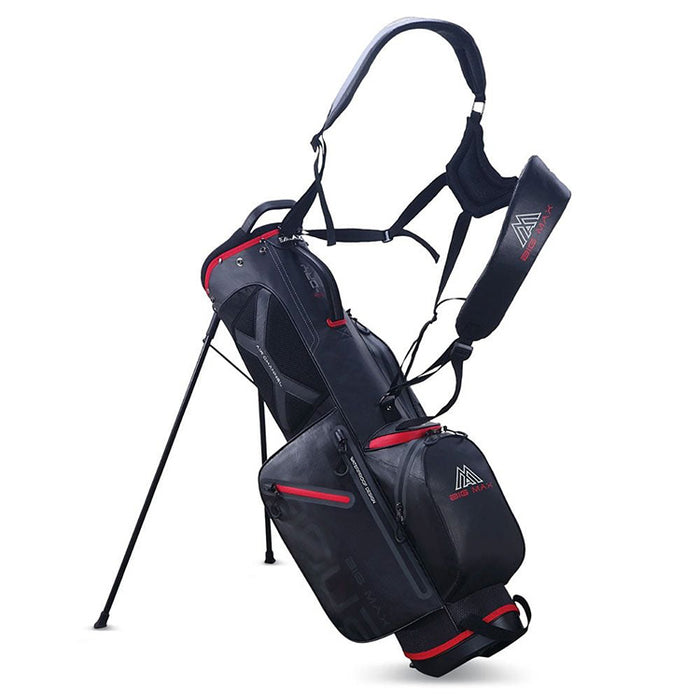 Big Max Aqua Seven G Waterproof Golf Stand Bag - Black Stand Legs View 