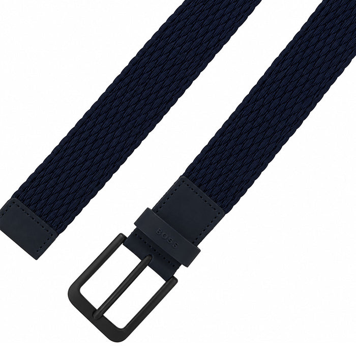 Boss Belt - Navy Buckle View