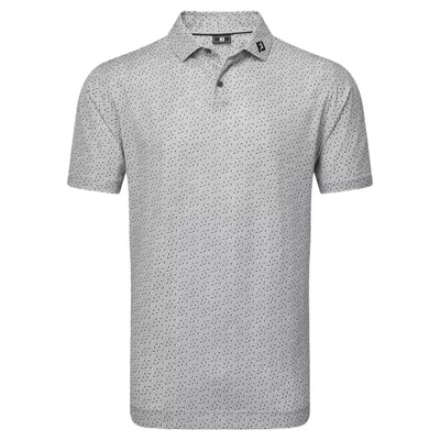 Footjoy Bounce Print Pique Golf Polo Shirt