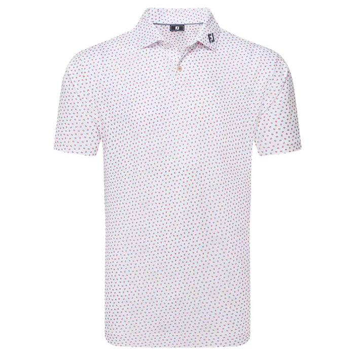 Footjoy Bounce Print Pique Golf Polo Shirt
