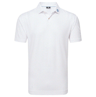 Footjoy Bounce Print Pique Golf Polo Shirt