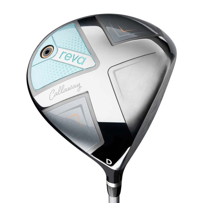 Callaway Ladies Reva 11-Piece Golf Cart Bag - Peach/Surf Driver View 