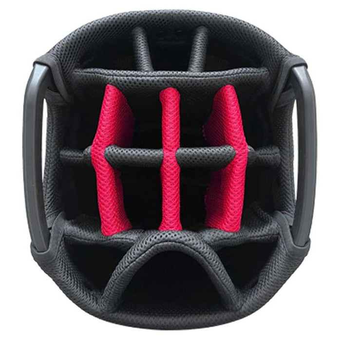Cobra Signature Golf Cart Bag - Red Divider View 