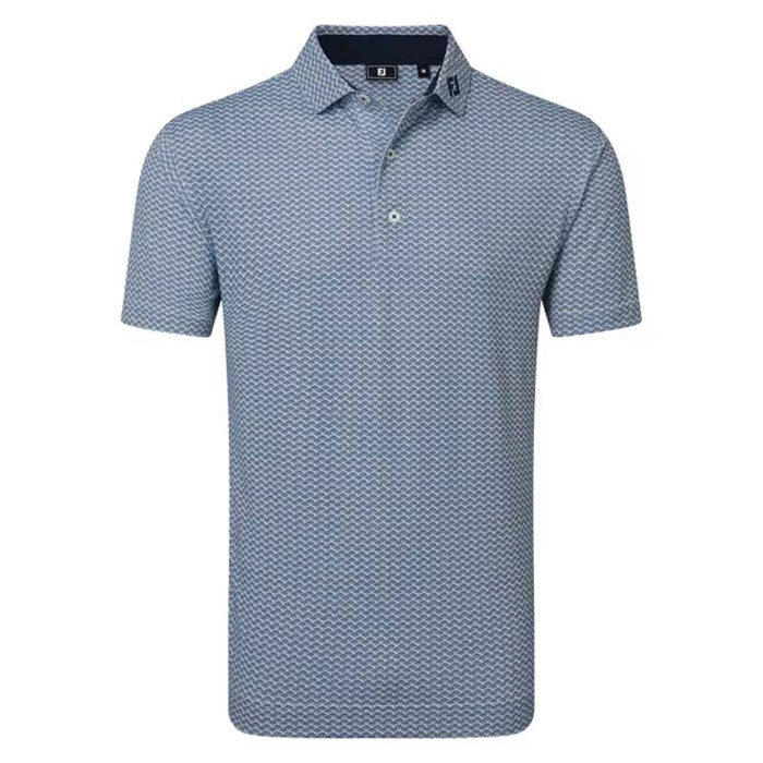 Footjoy Scallop Geo Pique Golf Polo