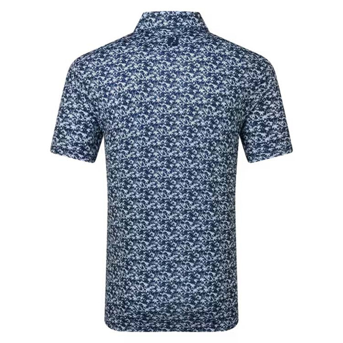 Footjoy Hidden Palm Print Lisle Golf Polo