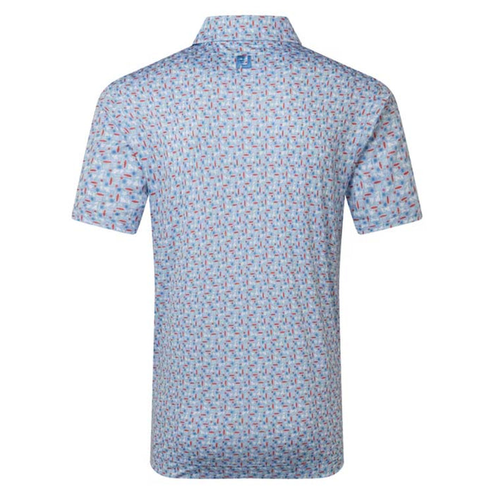 Footjoy Surfs Up Print Lisle Golf Polo