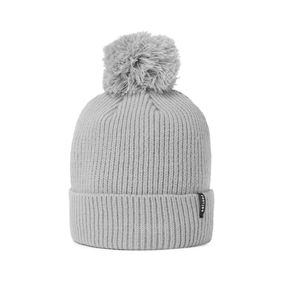 FootJoy Cuffed Golf Bobble Hat Grey