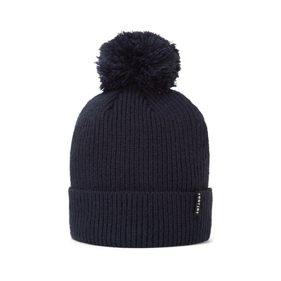 FootJoy Cuffed Golf Bobble Hat Navy