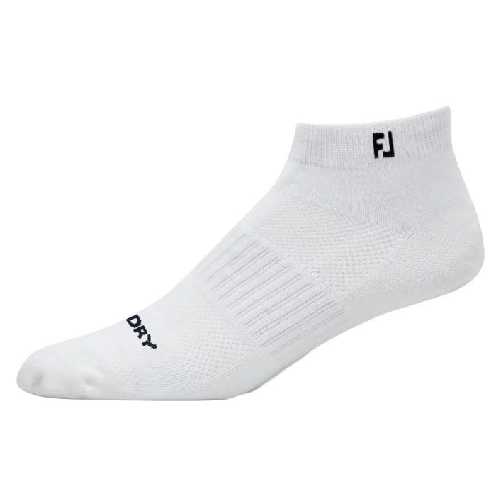 FootJoy ProDry Lightweight Roll-Tab Ladies Golf Socks White