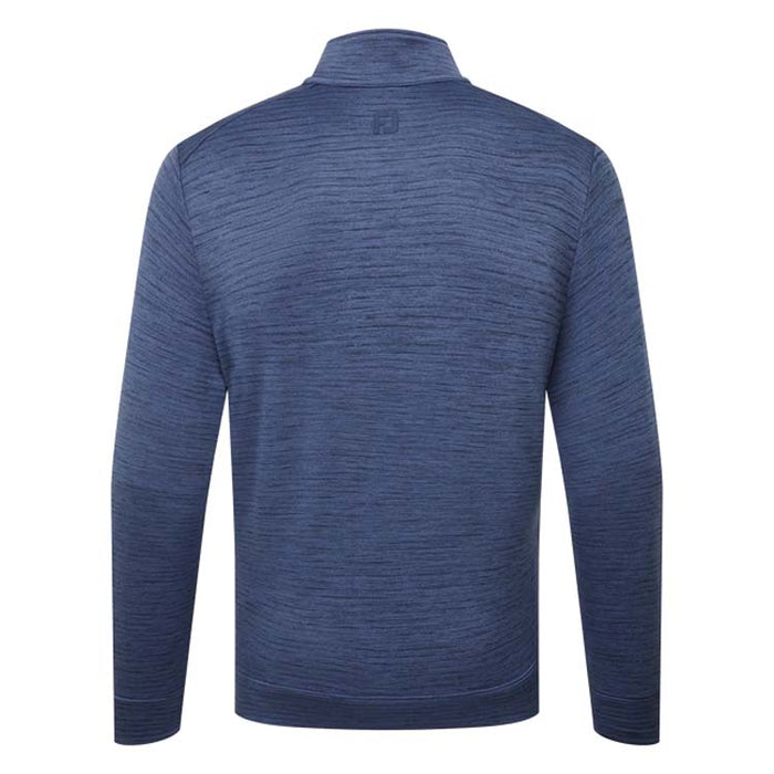 Footjoy ThermoSeries Space Dye Golf Pullover - Navy Back View