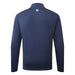 Footjoy ThermoSeries Texture Golf Pullover - Navy Back View