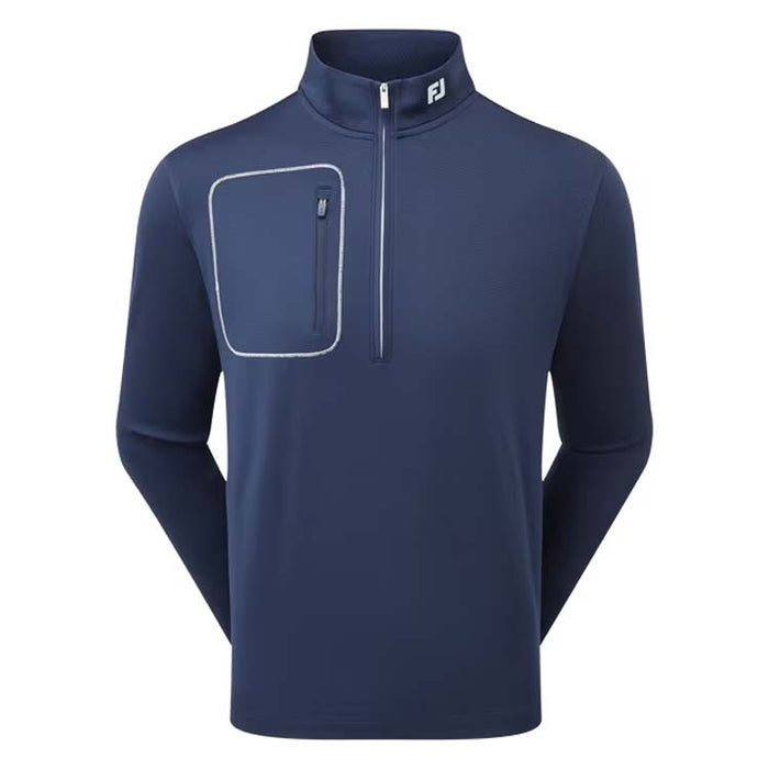 Footjoy ThermoSeries Texture Golf Pullover - Navy 