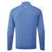 Footjoy drirelease® 1/4 Zip Lined Golf Pullover - Heather Blue Back View