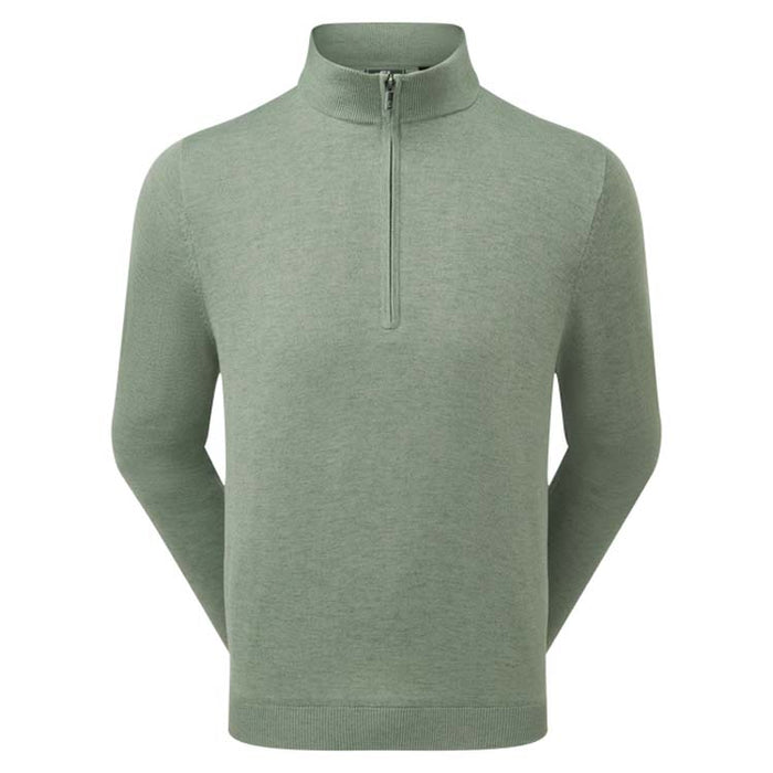 Footjoy drirelease® 1/4 Zip Lined Golf Pullover - Lichen  