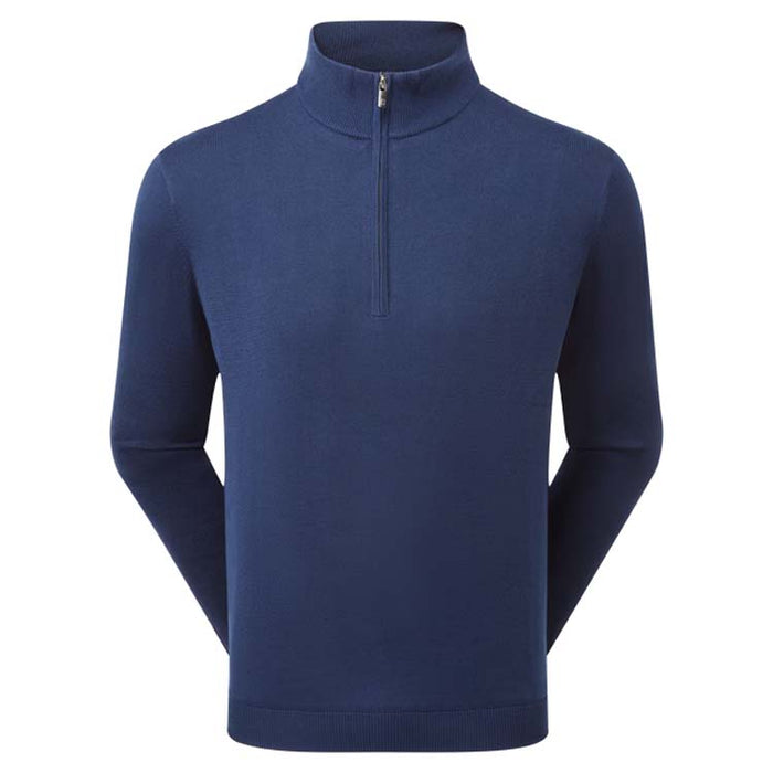 Footjoy drirelease® 1/4 Zip Lined Golf Pullover - Navy 