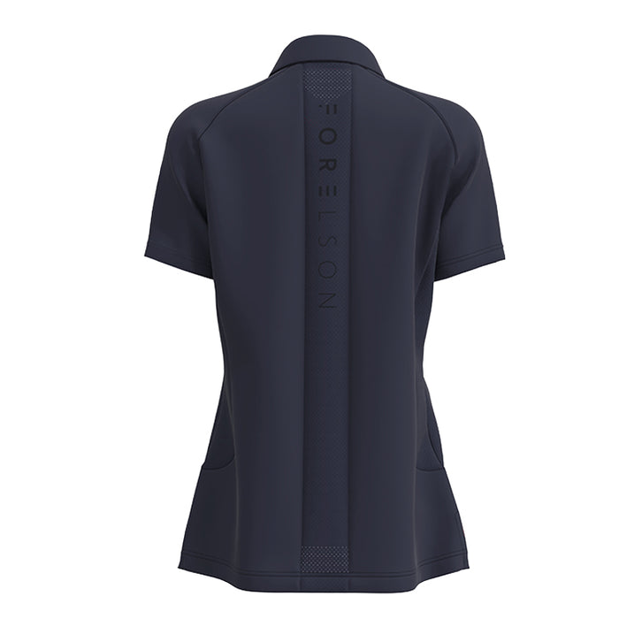 Forelson Ladies Batsford Golf Polo - Navy Back View 