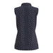 Forelson Ladies Buckland Sleeveless Golf Polo - Navy Back View