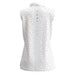 Forelson Ladies Buckland Sleeveless Golf Polo - White Back View 