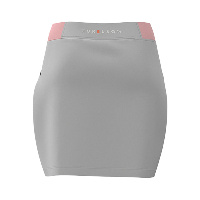 Forelson Ladies Ebrington Golf Skort - Grey Back View 