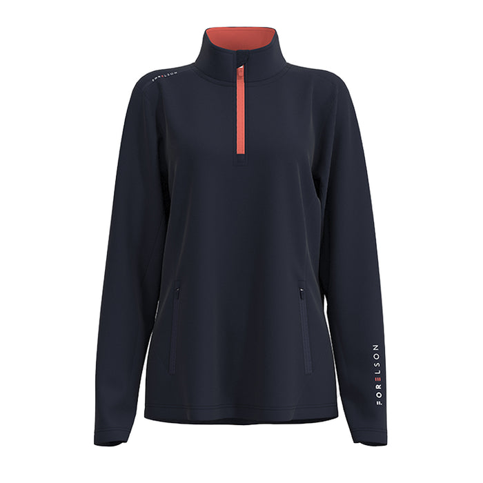 Forelson Moreton 1/4 Zip Ladies Golf Pullover - Navy 