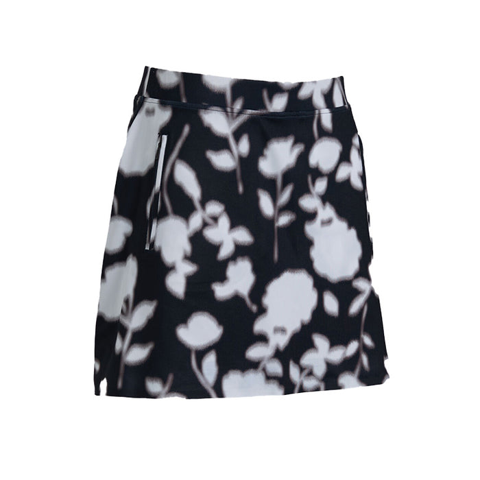 G/FORE Blur Floral Tech Stretch Jersey Golf Skort
