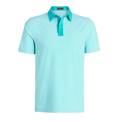 G/FORE Feeder Stripe Fine Tech Golf Polo