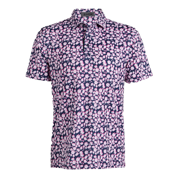 G/FORE Optical Floral Tech Golf Polo
