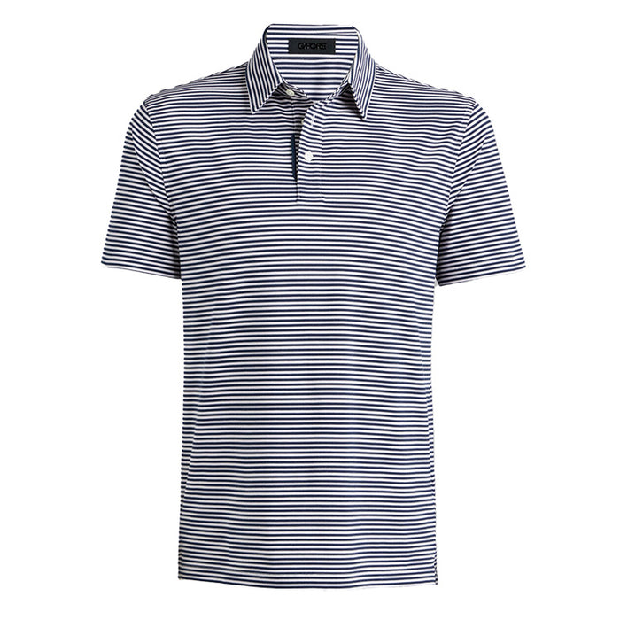 G/FORE All Play Stripe Stretch Knit Golf Polo