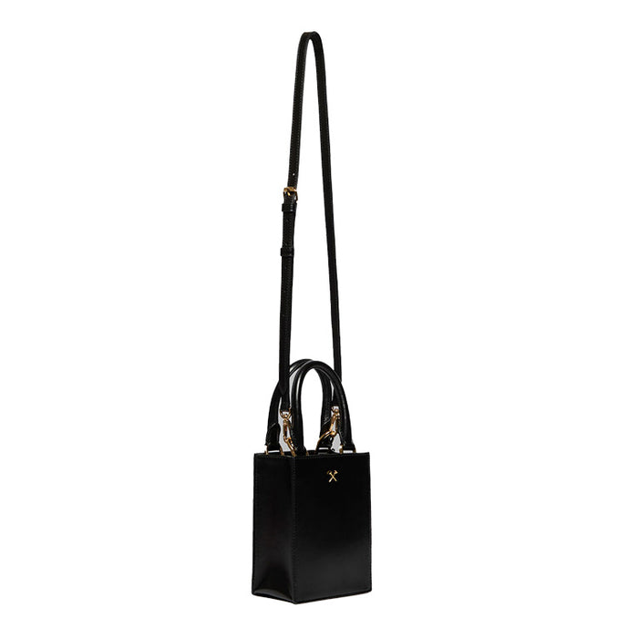 G/FORE Metal Tees Box Calf Leather Mini Tote