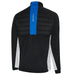 Galvin Green Dalton Insulating Golf Mid Layer - Black/RoyalBlue Back View Detailed 
