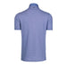 Greyson Wolf Yarn Dye Striped Golf Polo - Falcon/Blossom Back View