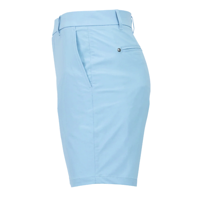 Greyson Montauk Golf Short 8" - Wolf Blue Side View 