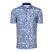 Greyson Stalking Wolf Camo Short Sleeve Golf Polo - Wolf Blue 
