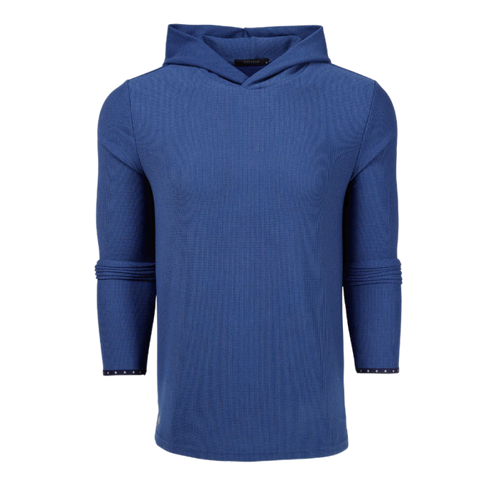 Greyson Traverse Waffle Golf Hoodie - Falcon 