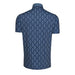 Greyson Wolf Labyrinth Golf Polo - Maltese Blue Back View