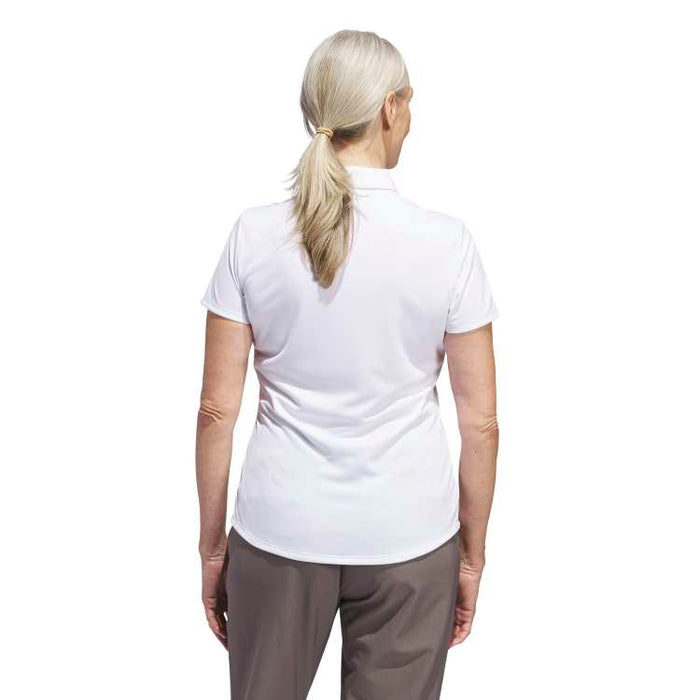 adidas Ladies Solid Performance Short Sleeve Golf Polo