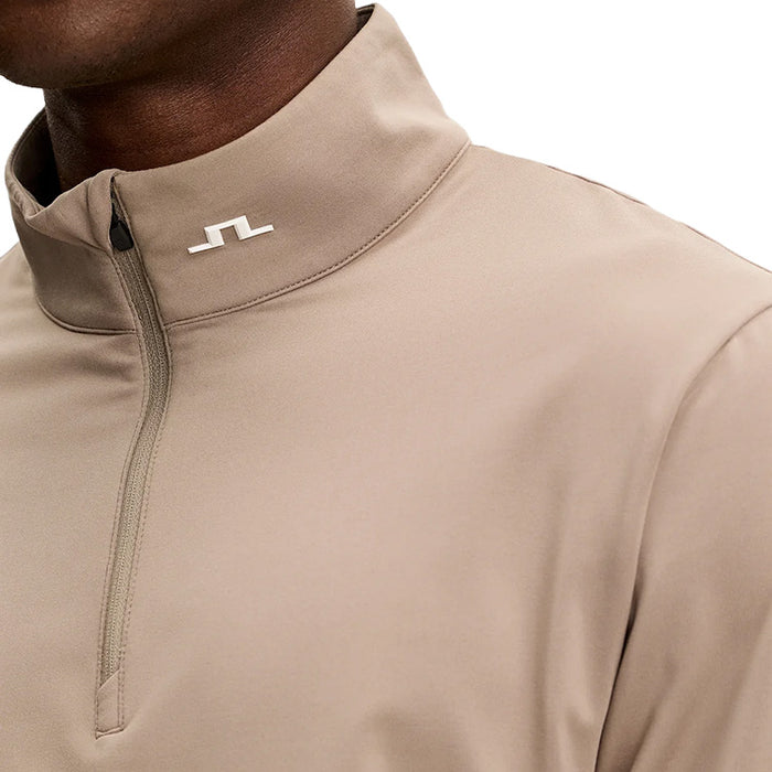 J.Lindeberg Tour Tech Golf Mid Layer - Brindle Detailed View 