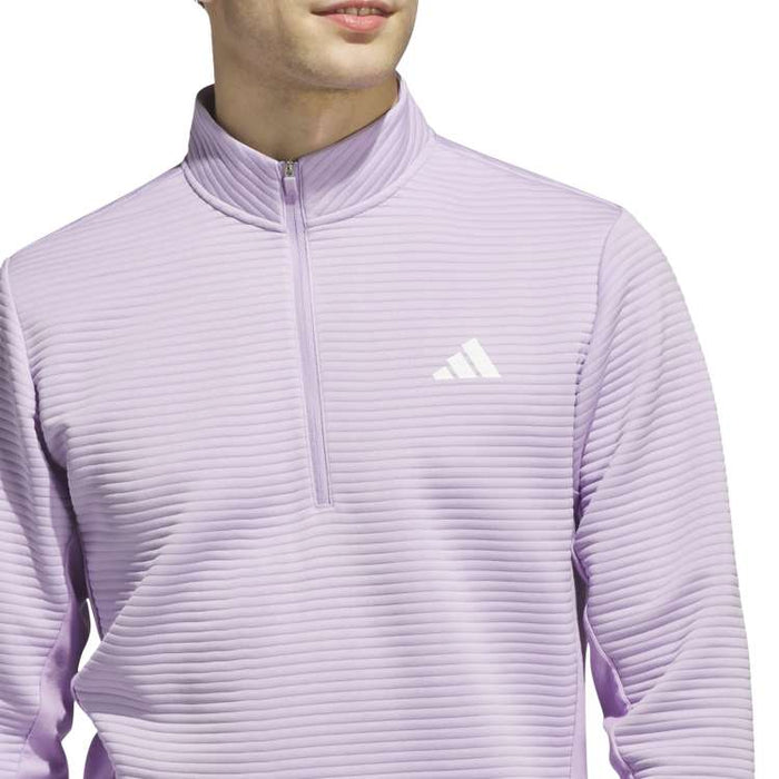adidas Ultimate365 DWR Textured 1/4 Zip Golf Pullover