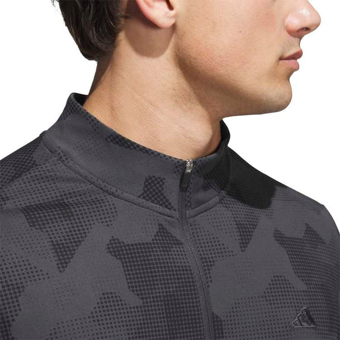 adidas Go-To Printed 1/4 Zip Golf Pullover
