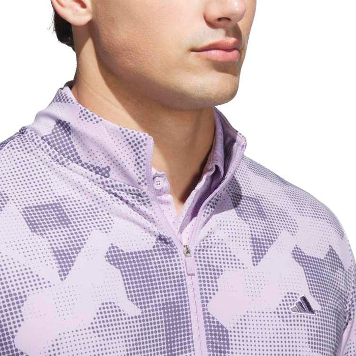 adidas Go-To Printed 1/4 Zip Golf Pullover